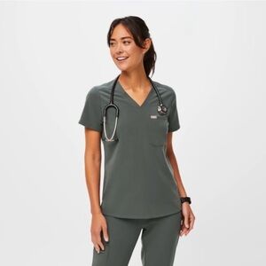 Figs Catarina Scrub Top, Bonsai, Small